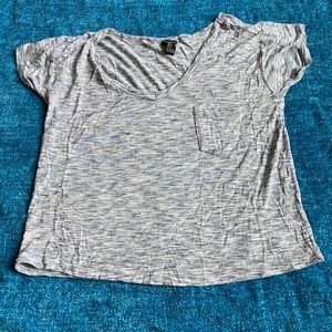 Forever 21 Grey Marl Crop Top